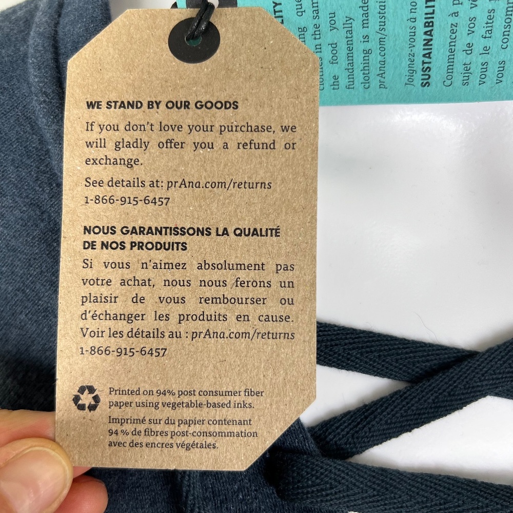 Prana Cozy‎ Up Terry Dress with Lacing and Pockets, XS - Picture 13 of 16